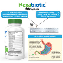 Nexabiotic® Advanced - Dr. formulated Best Probiotics for Women and Men with Prebiotics (30 Capsules)