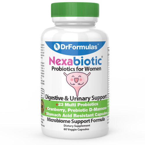 Nexabiotic Probiotics For Women - Supports Vaginal and Urinary Tract Health with Cranberry For Vaginosis, Bacterial And Yeast Detox