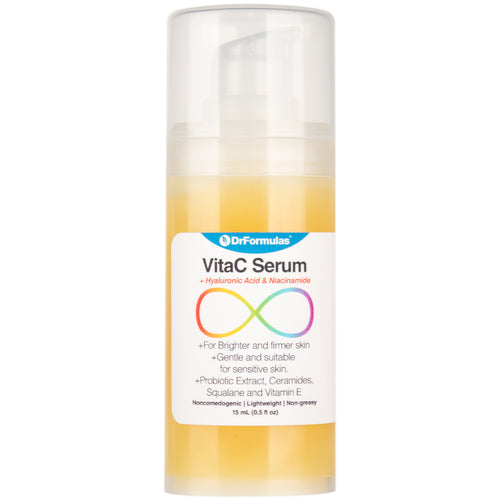 DrFormulas Vitamin C for Face Brightening and Uneven Skin Tone with Tranexamic Acid, Hyaluronic Acid, and Niacinamide